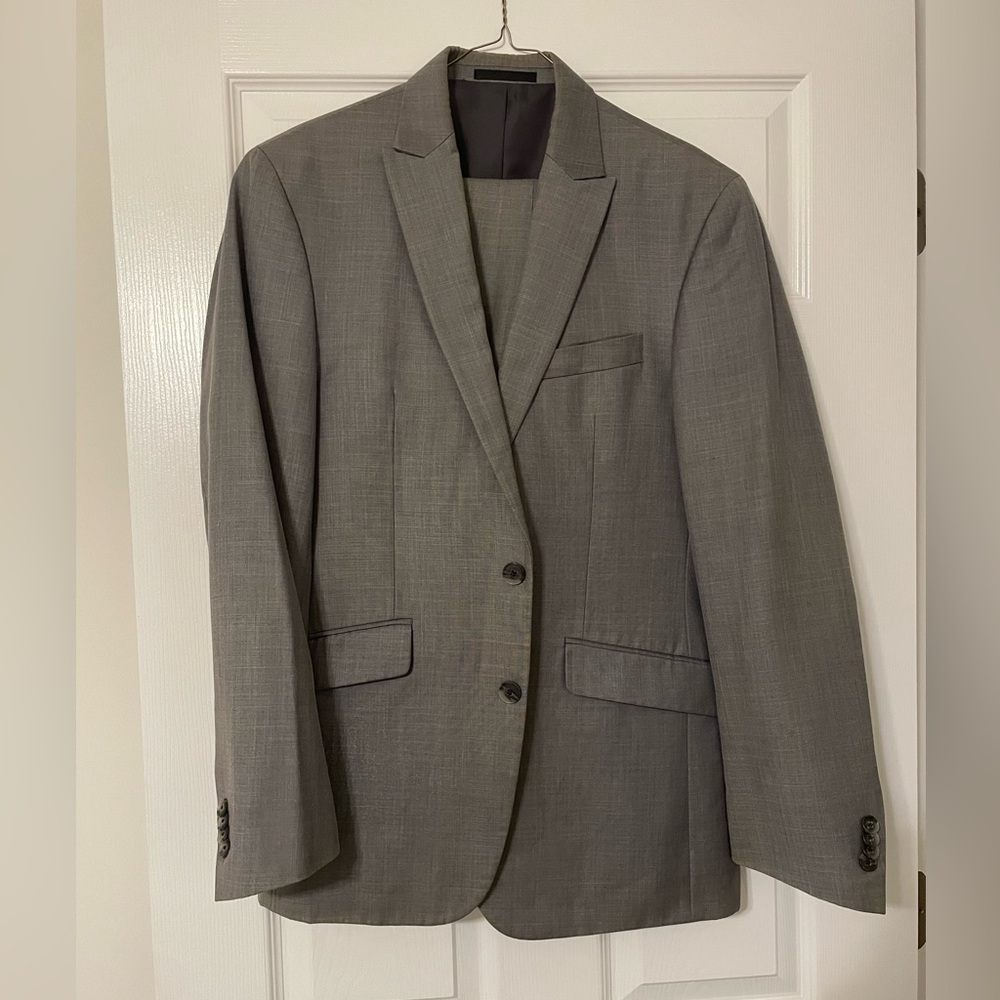 Men's Dark Gray Suit and Pants